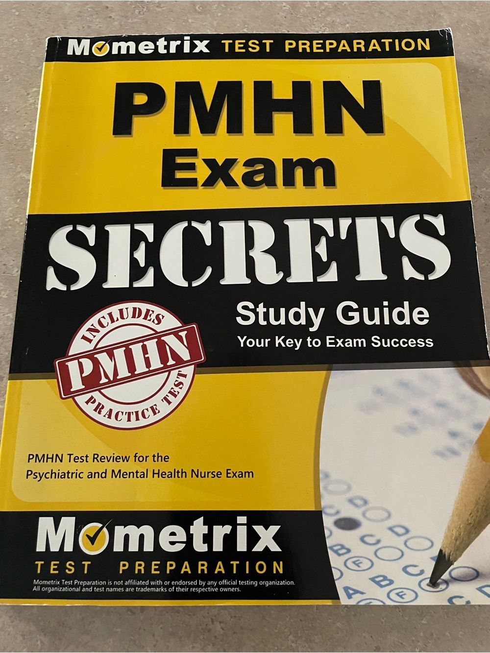 PMHN Exam Secrets Study Guide - Yellow & Black